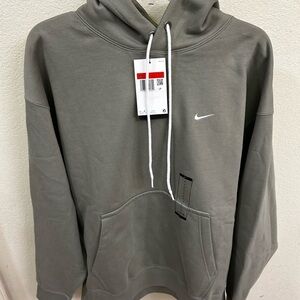 Brand New Mens Solo Swoosh Hoodie Pullover Sweater Light Army Sz L!